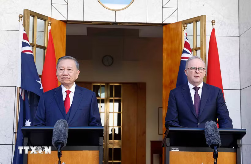 Báo chí Australia: Chuyến thăm của Tổng Bí thư, Chủ tịch nước Tô Lâm sẽ mở đường cho những lợi ích kinh tế lâu dài