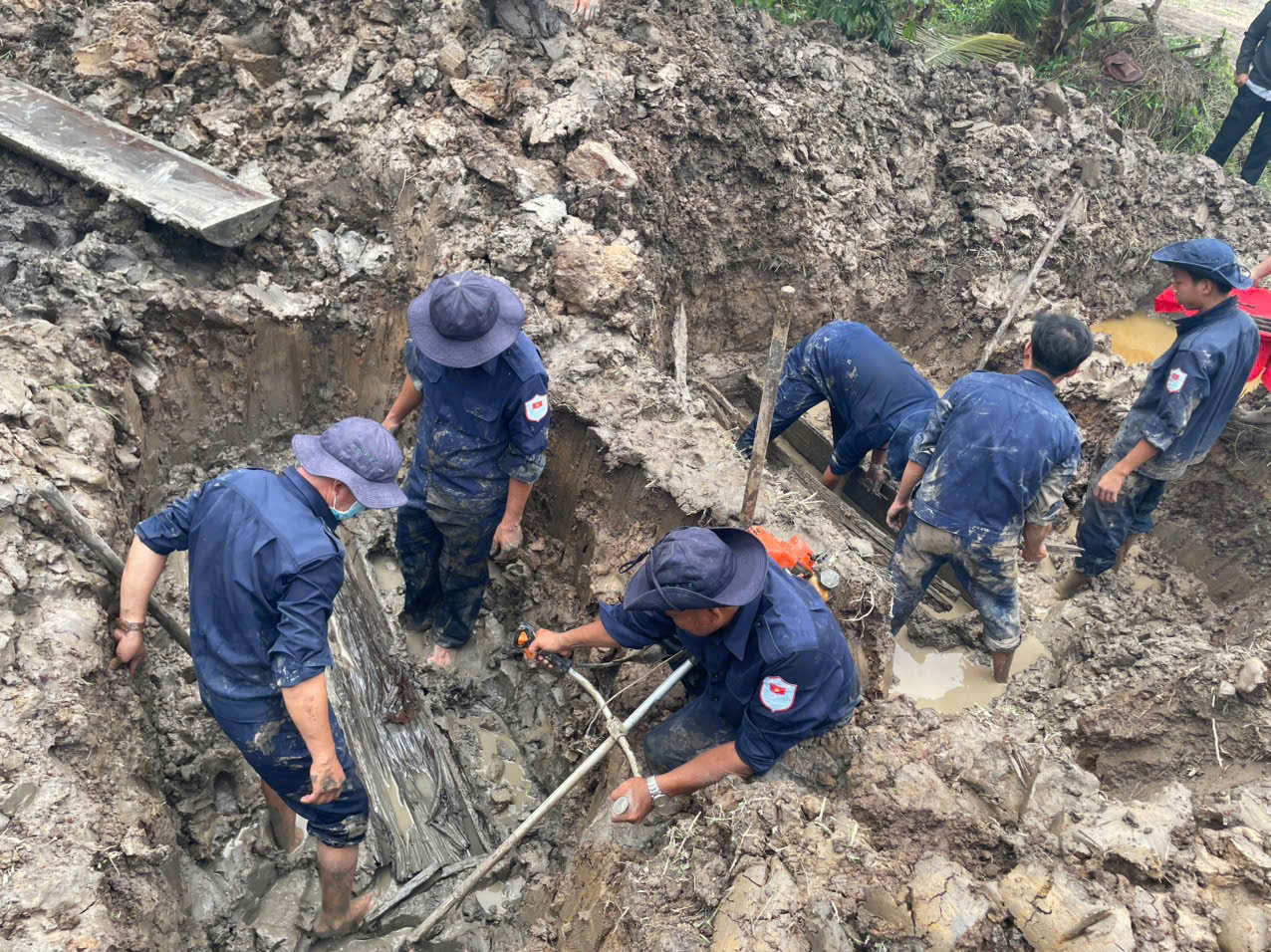 An Giang: Đội K92 cất bốc được 3 hài cốt liệt sĩ