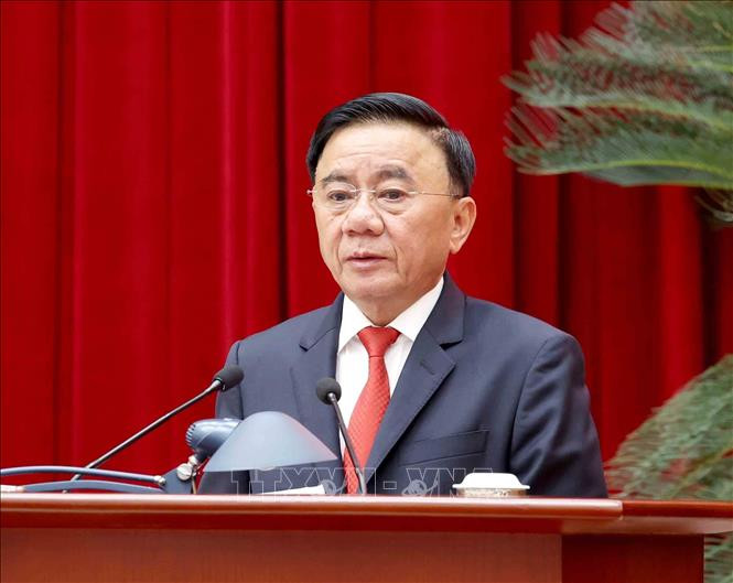 Thường trực Ban Bí thư Trần Cẩm Tú chủ trì Hội nghị tổng kết công tác chuẩn bị, tổ chức, phục vụ Đại hội XIV của Đảng